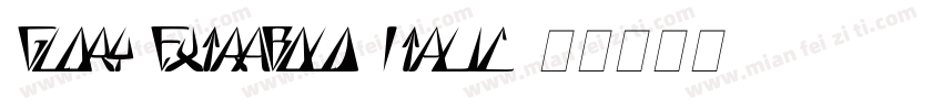 Glory ExtraBold Italic字体转换